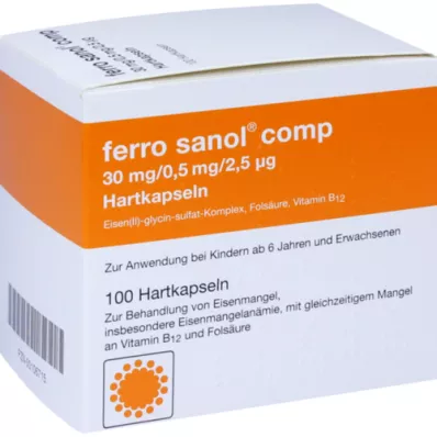 FERRO SANOL comp.Hartkaps.m.msr.überz.Pellets, 100 pc