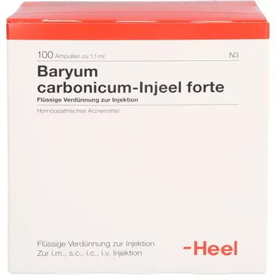 BARYUM ampoules carbonicum Injeel forte, 100 pc BARYUM ampoules carbonicum Injeel forte, 100 pc