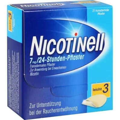 NICOTINELL Patch 7 mg/24 heures 17,5 mg, 21 pc NICOTINELL Patch 7 mg/24 heures 17,5 mg, 21 pc