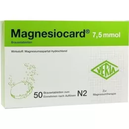 MAGNESIOCARD Comprimés effervescents de 7,5 mmol, 50 pc