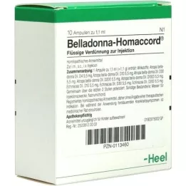 BELLADONNA HOMACCORD Ampoules, 10 pc
