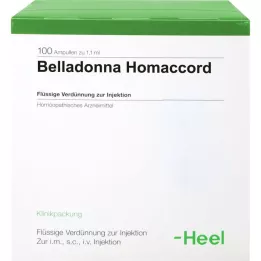 BELLADONNA HOMACCORD Ampoules, 100 pc
