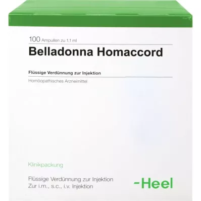 BELLADONNA HOMACCORD Ampoules, 100 pc