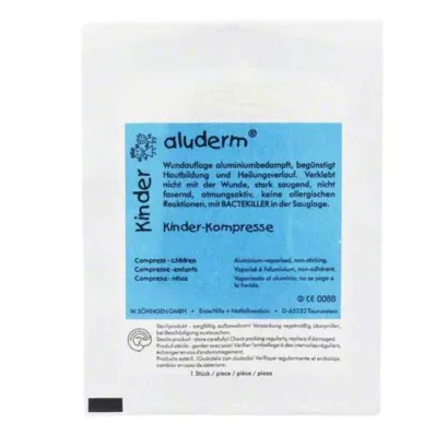 Compresse pour enfants Aluderm 4 x 6 cm, 1 pièce