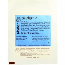 ALUDERM Compresses pour enfants 6x6 cm, 1 pièce