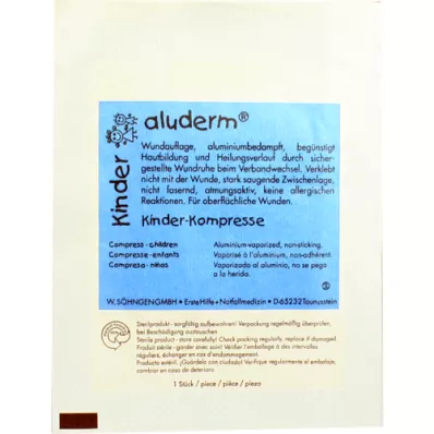 ALUDERM Compresses pour enfants 6x6 cm, 1 pièce