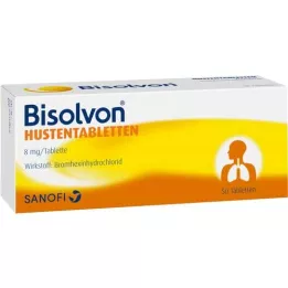 BISOLVON Comprimés contre la toux 8 mg, 50 pc
