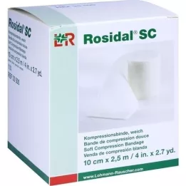 ROSIDAL SC Bandage de compression souple 10 cmx2,5 m, 1 pièce