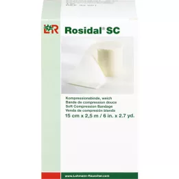 ROSIDAL SC Bandage de compression souple 15 cmx2,5 m, 1 pièce