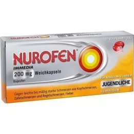 NUROFEN Immedia 200 mg capsules molles, 10 pc