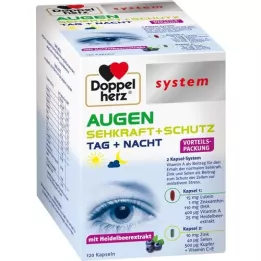 DOPPELHERZ Capsules de vision oculaire + système de protection, 120 pièces