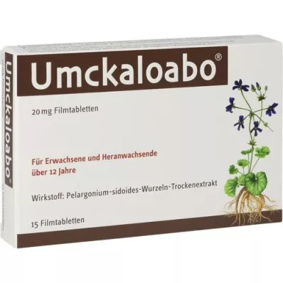 UMCKALOABO Comprimés pelliculés à 20 mg, 15 pc