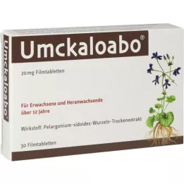 UMCKALOABO Comprimés pelliculés à 20 mg, 30 pc