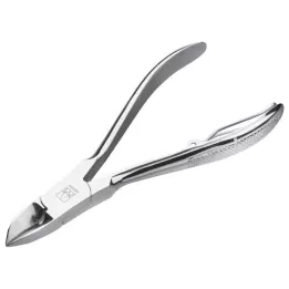 Pince à ongles Apoline avec ressort métallique 10 cm chromée, 1 pièce