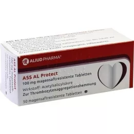 ASS AL Protéger les comprimés de jus gastrique de 100 mg, 50 pc