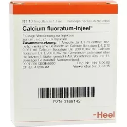 CALCIUM FLUORATUM INJEEL Ampoules, 10 pc