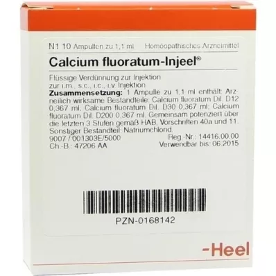 CALCIUM FLUORATUM INJEEL Ampoules, 10 pc