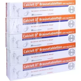 CALCIVIT D comprimés effervescents, 100 pc