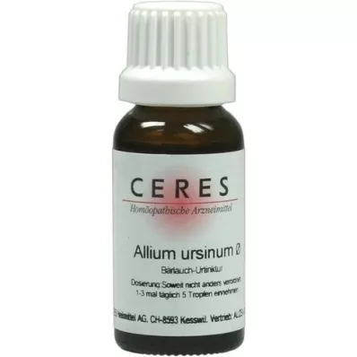 CERES Teinture mère dAllium ursinum, 20 ml