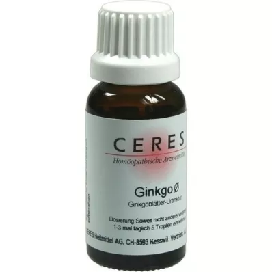 CERES Teinture mère de Ginkgo, 20 ml CERES Teinture mère de Ginkgo, 20 ml
