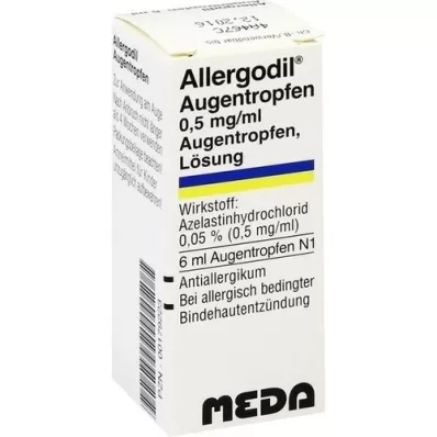 ALLERGODIL Gouttes oculaires, 6 ml