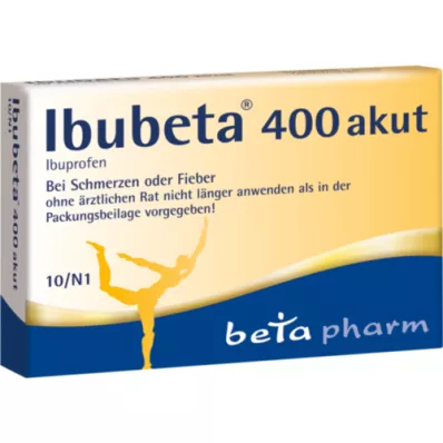 IBUBETA 400 comprimés pelliculés aigus, 10 pc