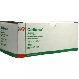 CELLONA Pansements en plâtre 10 cmx2 m, 10 pièces