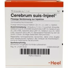 CEREBRUM SUIS Ampoules Injeel, 10 pc