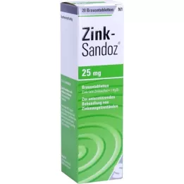 ZINK SANDOZ Comprimés effervescents, 20 pc