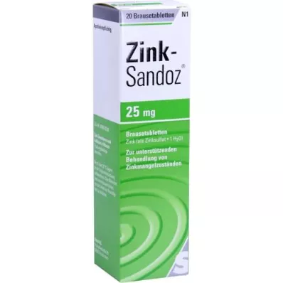 ZINK SANDOZ Comprimés effervescents, 20 pc ZINK SANDOZ Comprimés effervescents, 20 pc