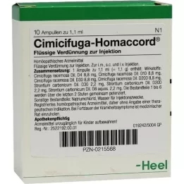 CIMICIFUGA HOMACCORD Ampoules, 10 pc