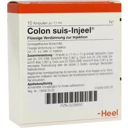 COLON SUIS Ampoules Injeel, 10 pc