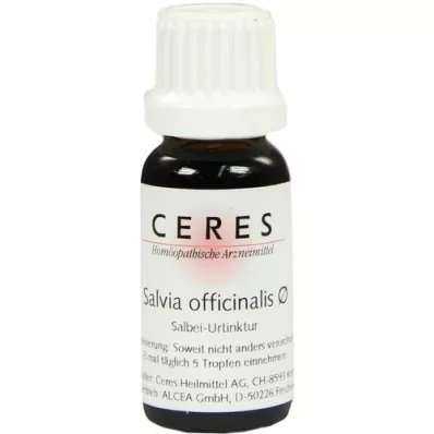 CERES Teinture mère de Salvia officinalis, 20 ml CERES Teinture mère de Salvia officinalis, 20 ml