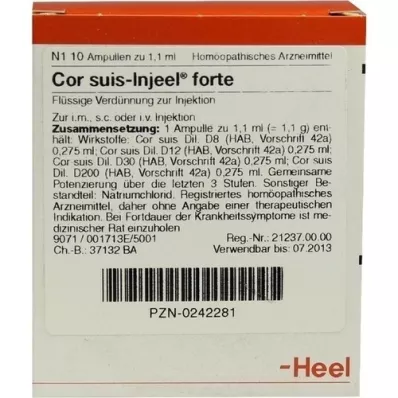 COR SUIS Ampoules Injeel Forte, 10 pc