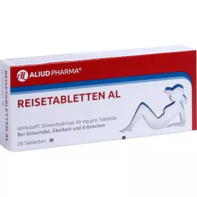 REISETABLETTEN AL, 20 pièces