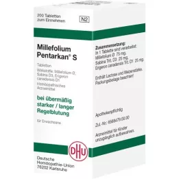 MILLEFOLIUM PENTARKAN Comprimés S, 200 pc