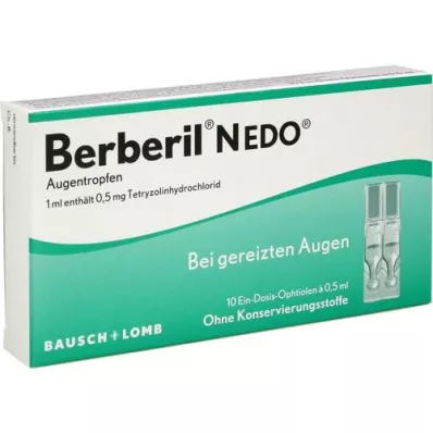 BERBERIL N EDO collyre, 10X0,5 ml