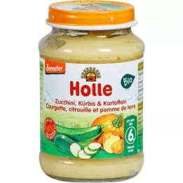 HOLLE Courgettes et potiron avec pommes de terre, 190 g