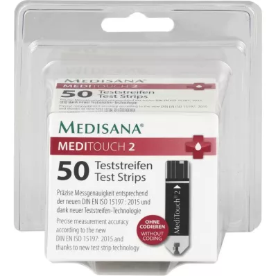 MEDISANA Bandelettes de test Meditouch 2, 2x25 pc MEDISANA Bandelettes de test Meditouch 2, 2x25 pc