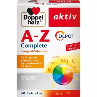 DOPPELHERZ Comprimés de dépôt A-Z, 60 pc DOPPELHERZ Comprimés de dépôt A-Z, 60 pc