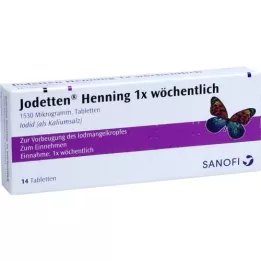 JODETTEN Henning 1x comprimés hebdomadaires, 14 pc