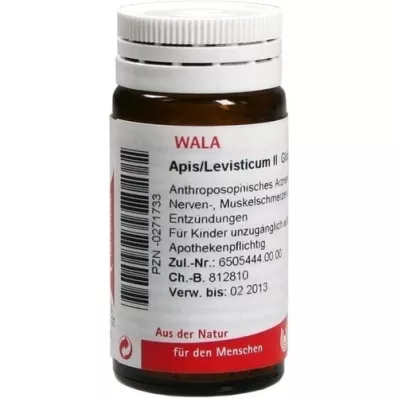 APIS/LEVISTICUM II Globules, 20 g APIS/LEVISTICUM II Globules, 20 g