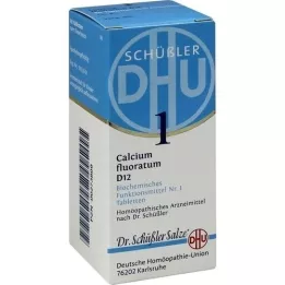 BIOCHEMIE DHU 1 comprimés de calcium fluoratum D 12, 80 pc