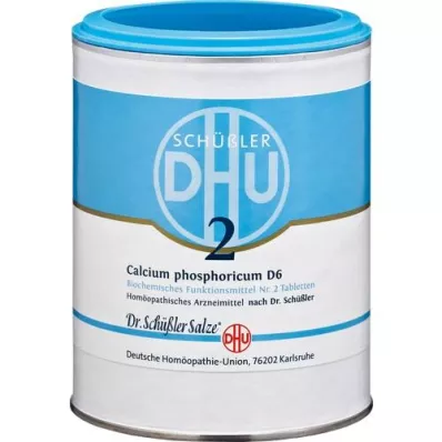 BIOCHEMIE DHU 2 comprimés de Calcium phosphoricum D 6, 1000 pièces