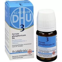 BIOCHEMIE DHU 3 Ferrum phosphoricum D 6 comprimés, 80 pc