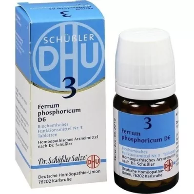 BIOCHEMIE DHU 3 Ferrum phosphoricum D 6 comprimés, 80 pc