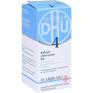 BIOCHEMIE DHU 4 chloratum de potassium D 6 comprimés, 80 pc BIOCHEMIE DHU 4 chloratum de potassium D 6 comprimés, 80 pc