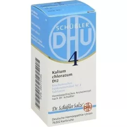 BIOCHEMIE DHU 4 comprimés de chloratum de potassium D 12, 80 pc