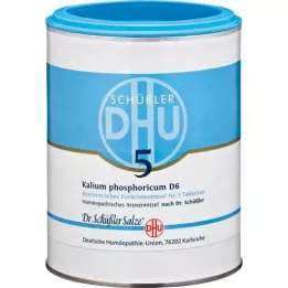BIOCHEMIE DHU 5 Kalium phosphoricum D 6 comprimés, 1000 pièces