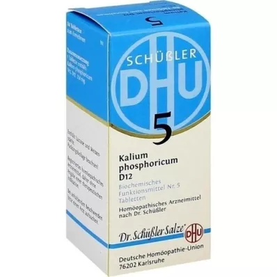 BIOCHEMIE DHU 5 comprimés Kalium phosphoricum D 12, 80 pc